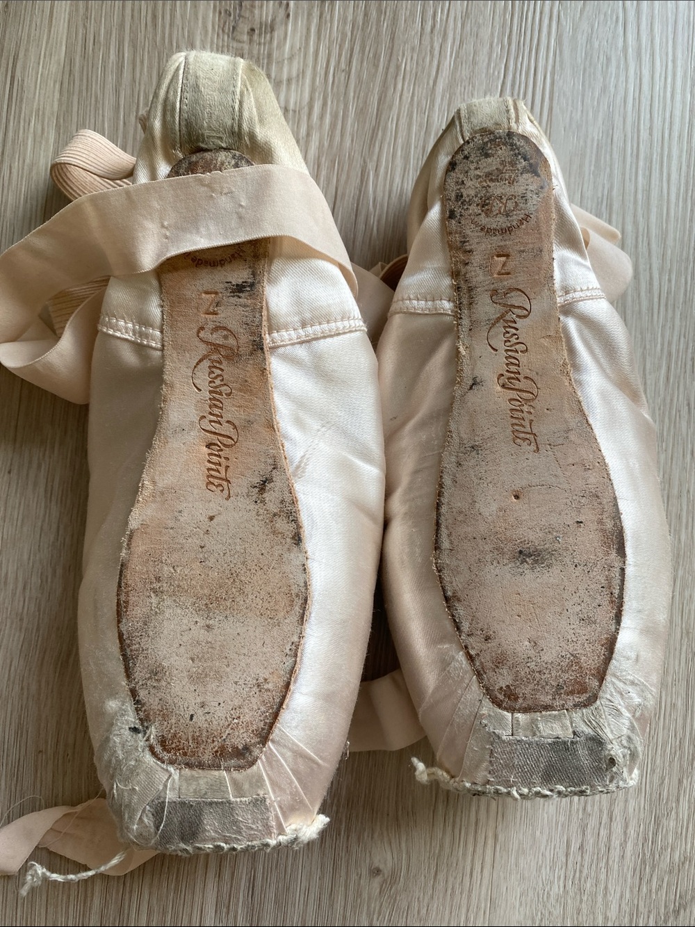 Russian Pointe Professional Ballet Pointe Shoes - Blush - Picture 2 of 3